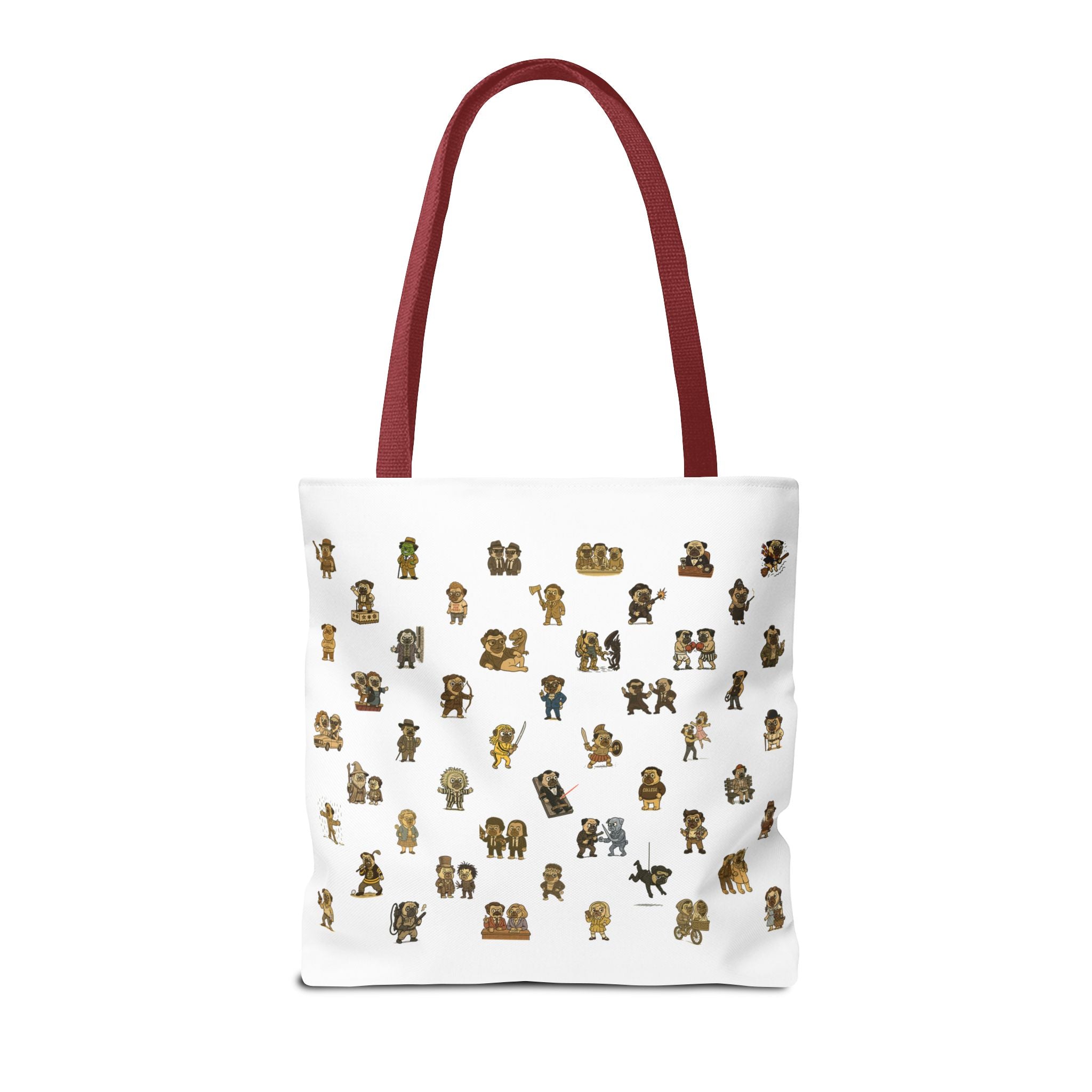 Movie Pugs Tote Bag – Hilarious Bag for Dog Lovers and Cinema Fans